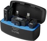 Langaton Boya BOYAMIC X2 mikrofoni 3,5 mm, Lightning & USB-C