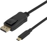 Deltaco 8K USB-C - DisplayPort-kaapeli