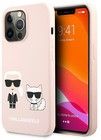 Karl Lagerfeld Silicone Friends Case (iPhone 13 Pro) - Vaalea pinkki