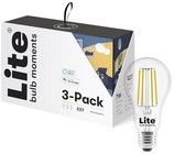 Lite Bulb Moments White Ambience E27 -hehkulamppu - 3 kpl