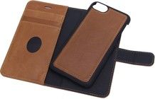 RadiCover Exclusive 2-in-1 Wallet (iPhone SE3/SE2/8/7/6/6S) - Ruskea