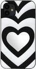 Trolsk Heart Mirror Case (iPhone 11) - Musta