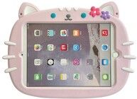 Trolsk Kids Case hihnalla - Pink Cat (iPad Air 11 (2024-2025))