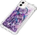 Trolsk Liquid Glitter -kotelo - Dreamcatcher (iPhone 12 mini)