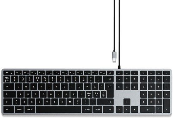 Satechi Slim W3 Wired Backlit Keyboard