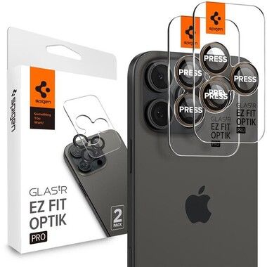 Spigen Glas.tR EZ Fit Optik Pro (iPhone Pro/Pro Max)