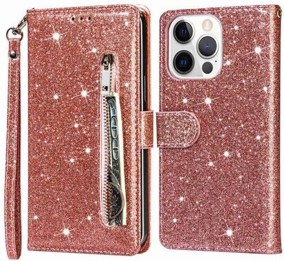 Trolsk Glitter Wallet (iPhone 15 Pro)