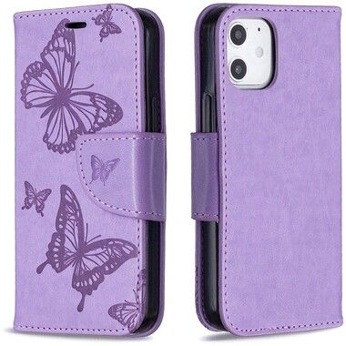 Trolsk Imprint Butterflies Wallet (iPhone 12 mini)