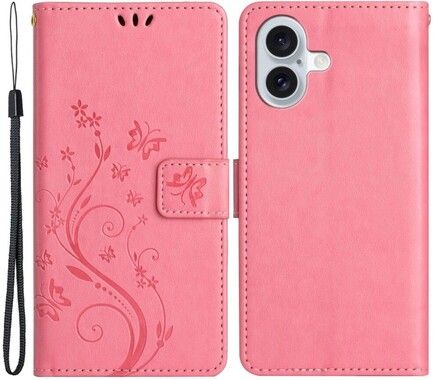 Trolsk Imprint Flower Wallet (iPhone 16 Plus)