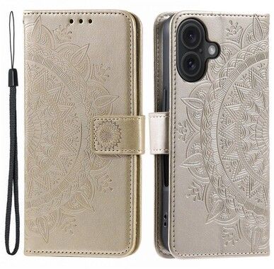 Trolsk Mandala Wallet with Strap (iPhone 16)