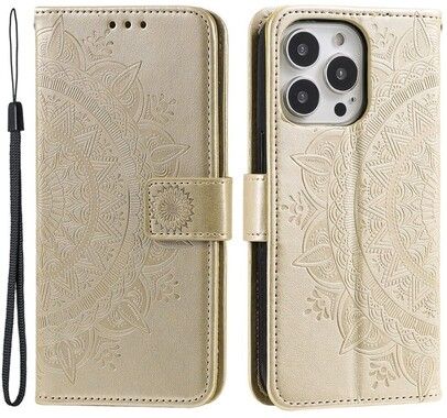 Trolsk Mandala Wallet with Strap (iPhone 16 Pro)